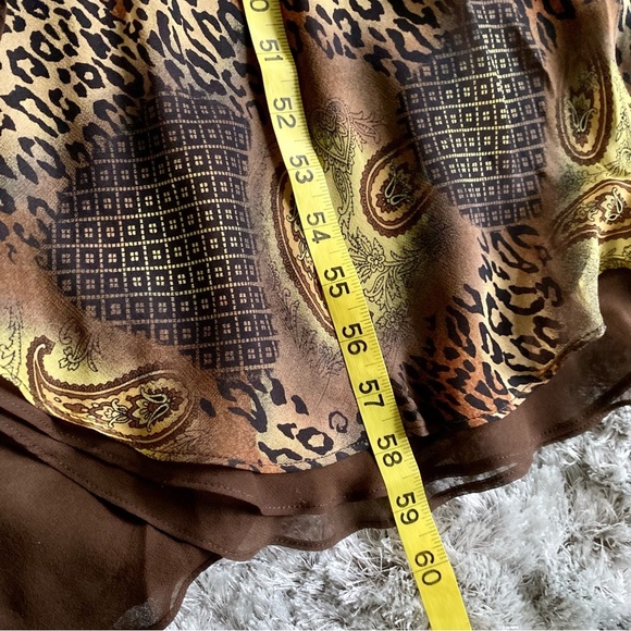 Assar New York One Shoulder Print Dress Size 12 - Picture 5 of 7